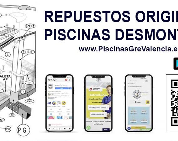 Accesorios y repuestos para Piscinas Desmontables
