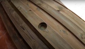 Piscina desmontable de madera Gre Instalación completa