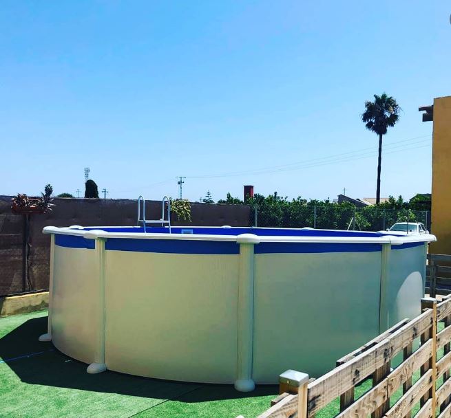Instalación piscina desmontable Gre serie Atlantis KIT458.