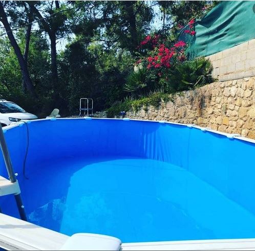 cambio de liner en piscina desmontable