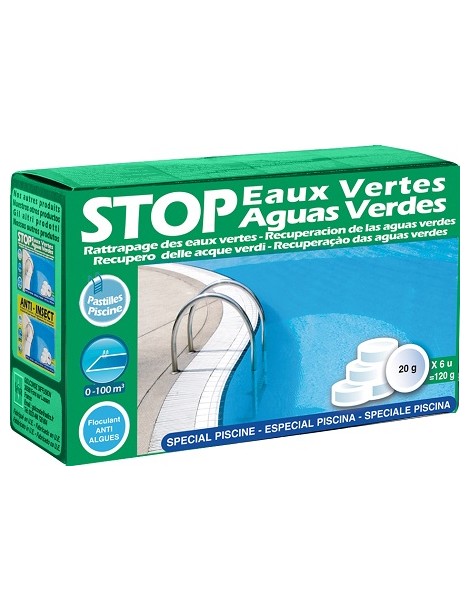 piscina agua verde