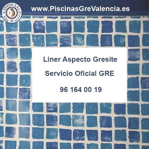 liner aspecto gresite gre