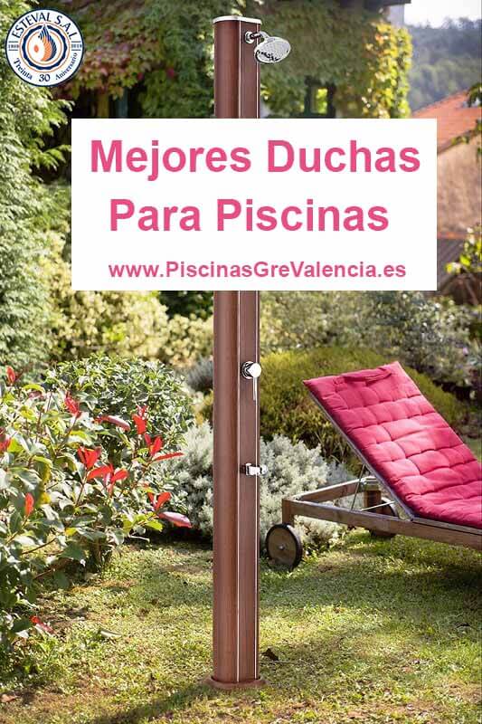 Duchas solar para piscina y jardín