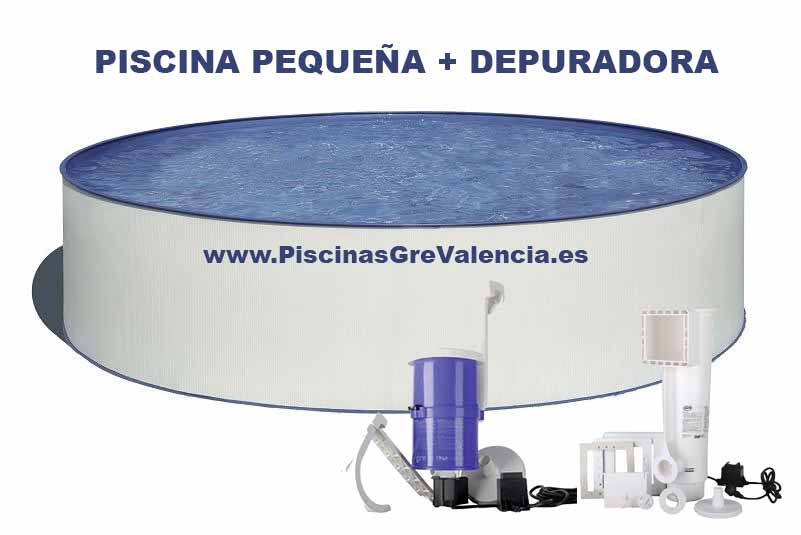 Piscinas desmontables pequeñas con depuradora
