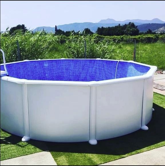 instalación piscina desmontable gre KIT469