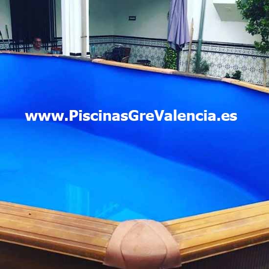 Cambio de liner en piscina desmontable Gre KIT610W