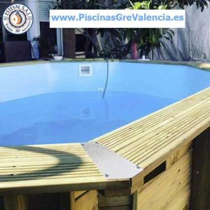 Venta e instalación de piscina desmontable de madera Gre Canelle2