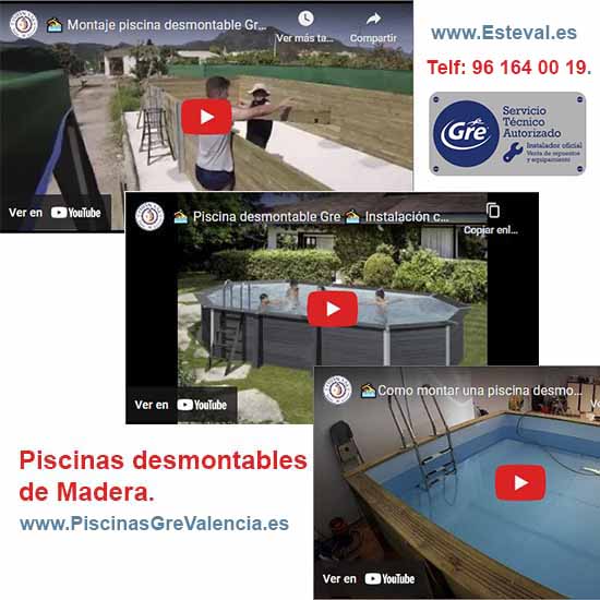 Piscinas desmontables de Madera Mejor Precio 2022