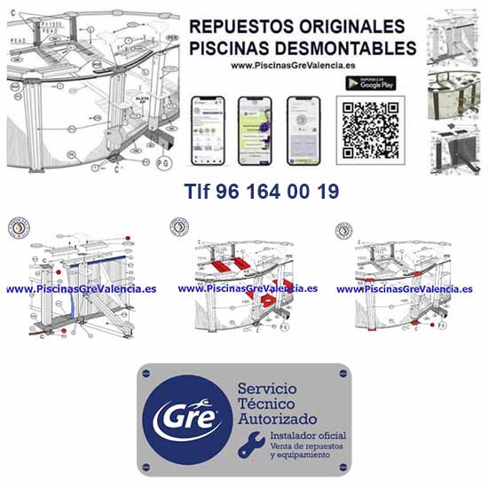 Repuestos Piscinas Gre