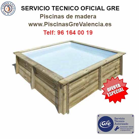 Piscina de madera GRE
