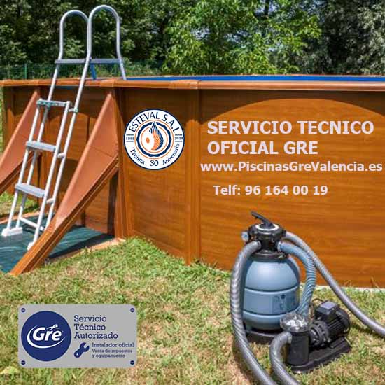 Piscinas desmontables Gre con filtro de arena