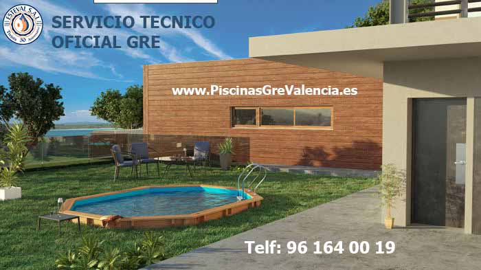 Piscinas desmontables de madera para jardines pequeños