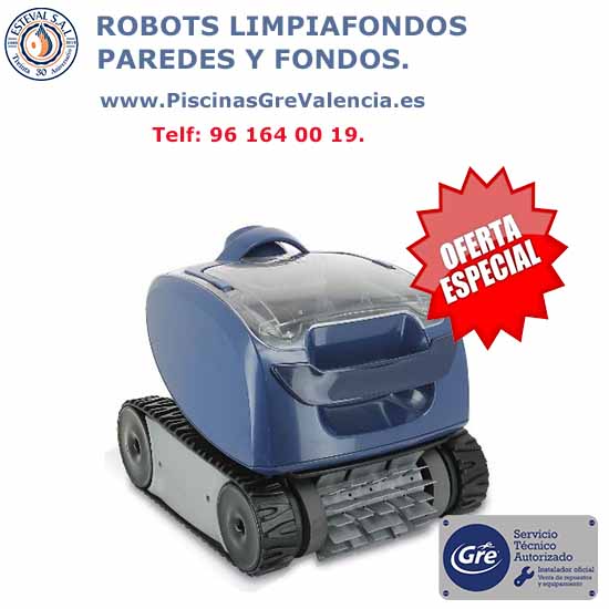 Robots limpiafondos paredes y fondo Zodiac RG3200T